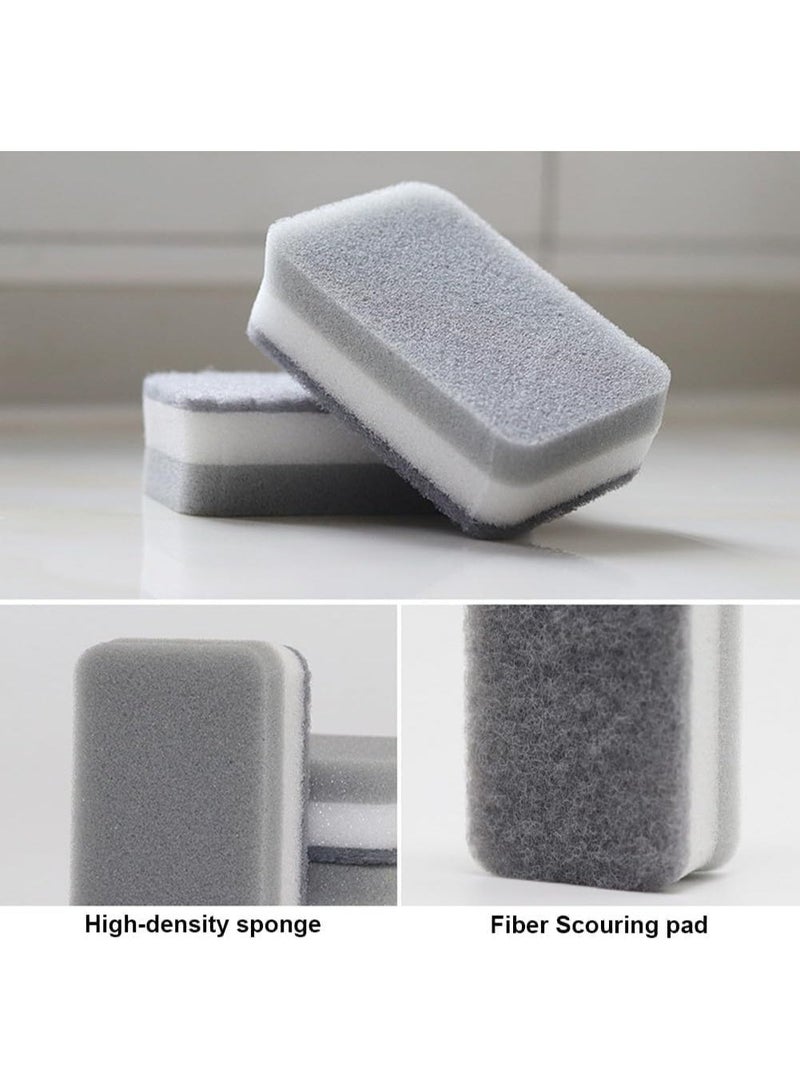 م اكس م إسفنجات الميلامين السحرية، وسادات تنظيف مزدوجة الجوانب للأطباق والأطباق والمطبخ والحمام (25) - Image 3